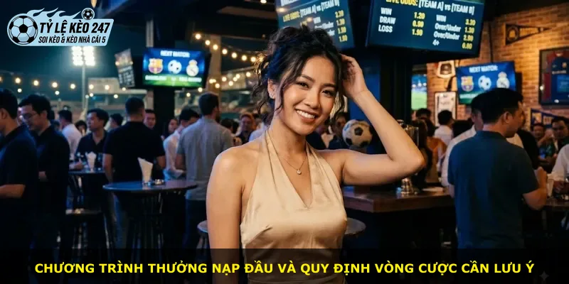 Chương trình thưởng nạp đầu và quy định vòng cược cần lưu ý