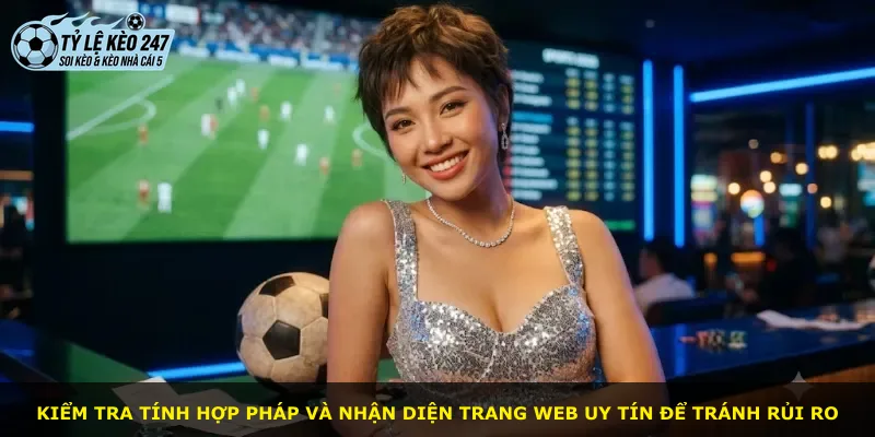 Kiểm tra tính hợp pháp và nhận diện trang web uy tín để tránh rủi ro
