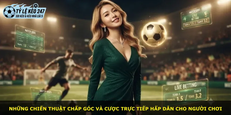 Những chiến thuật chấp góc và cược trực tiếp hấp dẫn cho người chơi