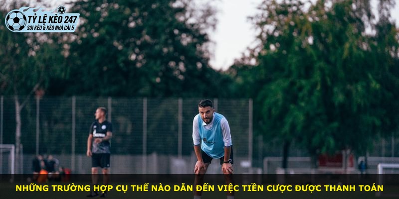 Những trường hợp cụ thể nào dẫn đến việc tiền cược được thanh toán