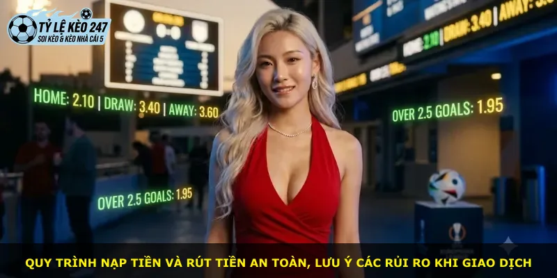 Quy trình nạp tiền và rút tiền an toàn, lưu ý các rủi ro khi giao dịch